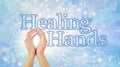 Magical Energy Healing Hands Concept