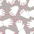 Female hands pattern