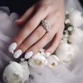Female hands with stylish manicure