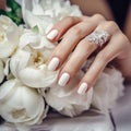 Female hands with stylish manicure