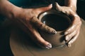 Female hands at work close up Royalty Free Stock Photo