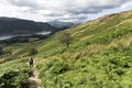 Female Hiker, in The Lake District UK Royalty Free Stock Photo