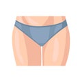 Female hips flat icon. Colored vector element from body parts collection. Creative Female hips icon for web design