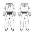 Female hoody with pants