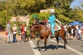 Female horse rider/performer in the