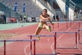 Female hurdlers show off their agility and strength at the Greek Athletics Championship 2023