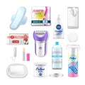 Female hygiene and daily health care products