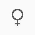 Female icon, sex, gender, woman, girl