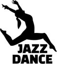 Female jazz dancer