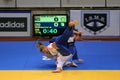 Female judo fighters