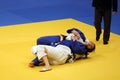Female judo fighters - submission technique Royalty Free Stock Photo