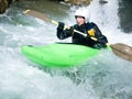 Female kayaker Royalty Free Stock Photo