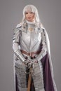 Female Knight In Shining Armour Royalty Free Stock Photo