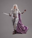 Female Knight In Shining Armour Royalty Free Stock Photo