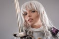 Female Knight In Shining Armour Royalty Free Stock Photo