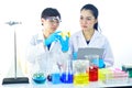 Female lab technician in laboratory Royalty Free Stock Photo