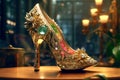 Female luxury elegant shoes or high heels