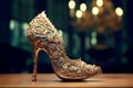 Female luxury elegant shoes or high heels