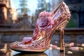 Female luxury elegant shoes or high heels