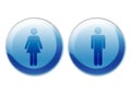 Female and male symbols