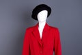 Female mannequin in elegant outfit. Royalty Free Stock Photo