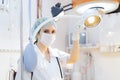 Medical Doctor Standing in Surgery Room Royalty Free Stock Photo