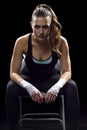 Female MMA Fighter Royalty Free Stock Photo