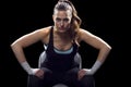 Female MMA Fighter Royalty Free Stock Photo