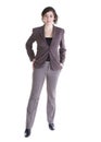 Female model in Business Casual clothes