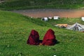 Female Monk in Tibet