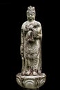 Female Buddha Stone Statue Baby Tofuku-Ji Buddhist Temple Kyoto Japan Royalty Free Stock Photo