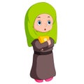 Female muslim standing