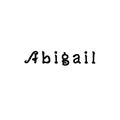 The female name is Abigail. Background with the inscription - Abigail. A postcard for Abigail. Congratulations for