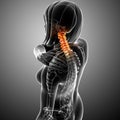 Female neck pain Royalty Free Stock Photo