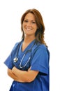 Female Nurse with Stethoscope