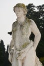 Ancient marble statue in Castelfranco Veneto, in Italy Royalty Free Stock Photo