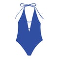 Female one-piece swimsuit. Bathing clothes.