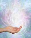 Gently Swirling Cool Healing Energy Royalty Free Stock Photo