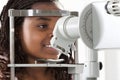 Female Optometrist Examining Patient Royalty Free Stock Photo