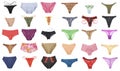 Female panties collection #1 | Isolated Royalty Free Stock Photo