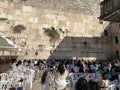 Female part of the western wall of the Temple Mount Royalty Free Stock Photo