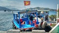 Female Passenger Boarding Tourist Boat Nha Trang Vietnam