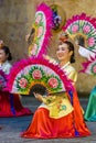 Female performer of traditional Korean dance