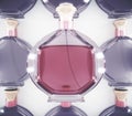 Female perfume background