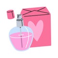 Female perfume Valentines day gift Royalty Free Stock Photo