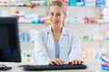 Female pharmacist Royalty Free Stock Photo