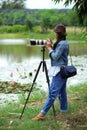 Female photographer