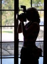 Female Photographer Silhouette