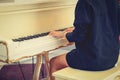 Female pianist