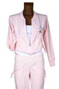 Female pink tracksuit